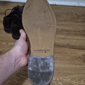 Florsheim Men's Black and Tan Oxfords